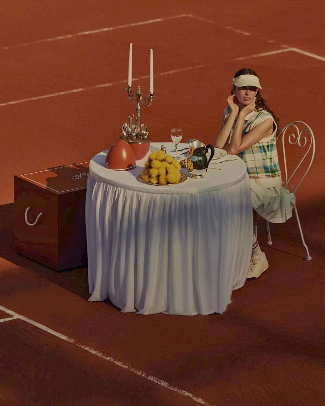 Events on the tennis court - new trend in 2026: elegant dinners and parties with spectacular design