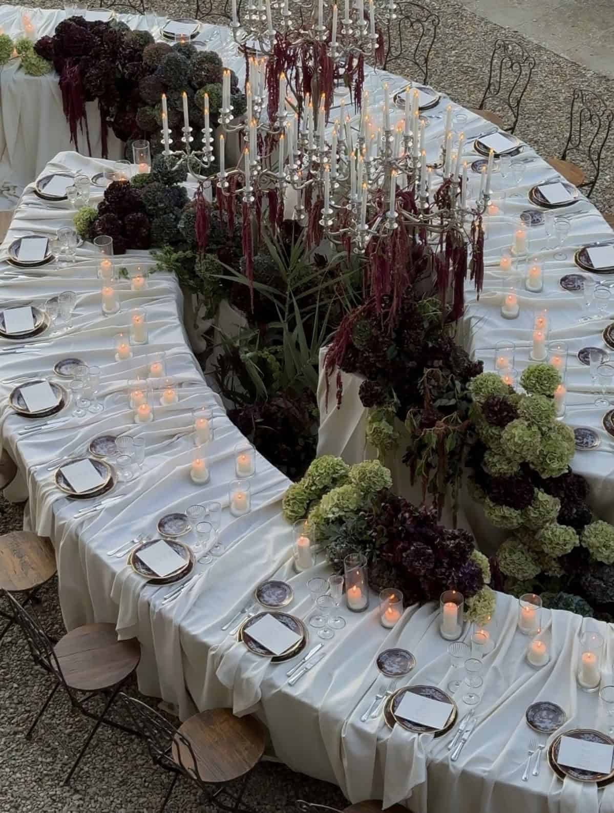 Table design as the central point of contemporary events