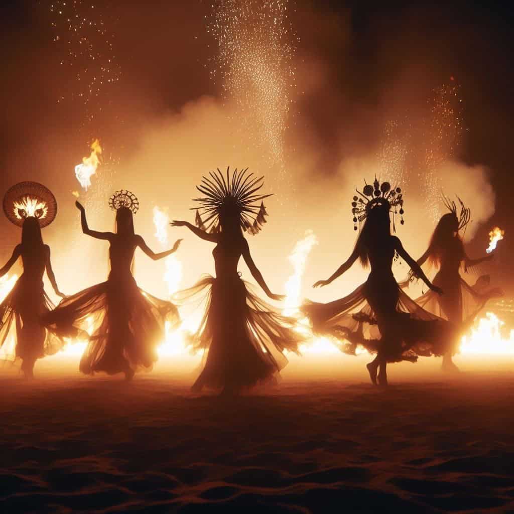 Artists with fire: the moment that completely changes the rhythm of an event