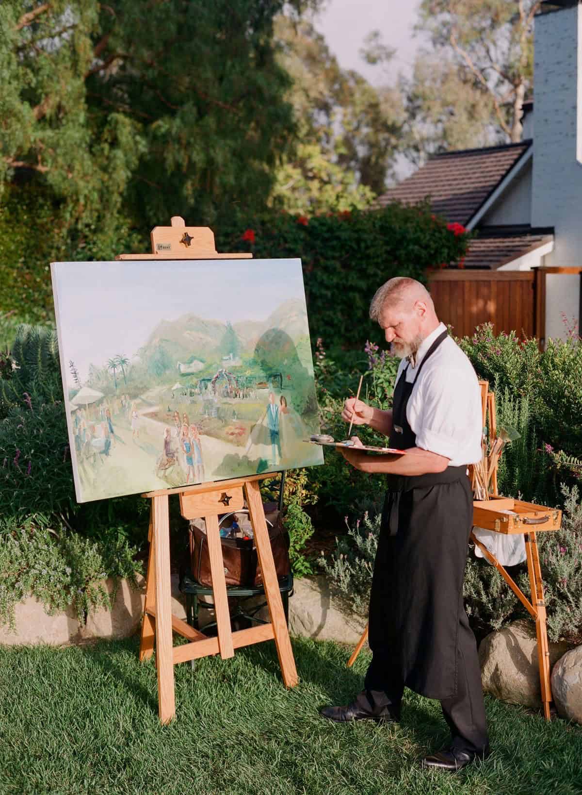 Live painting at events: when a moment acquires another form of memory